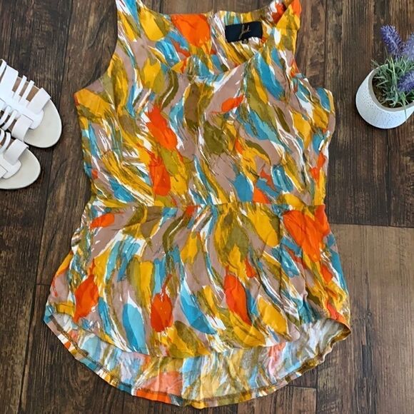Jack by BB Dakota | Open Back Sleeveless Tank | M - Picture 1 of 7